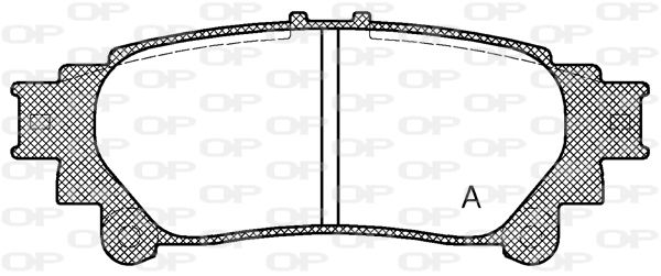 OPEN PARTS Jarrupala, levyjarru BPA1395.00